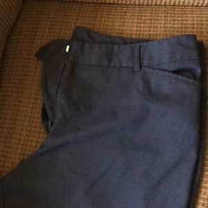 Navy Worthington pants 18 Long